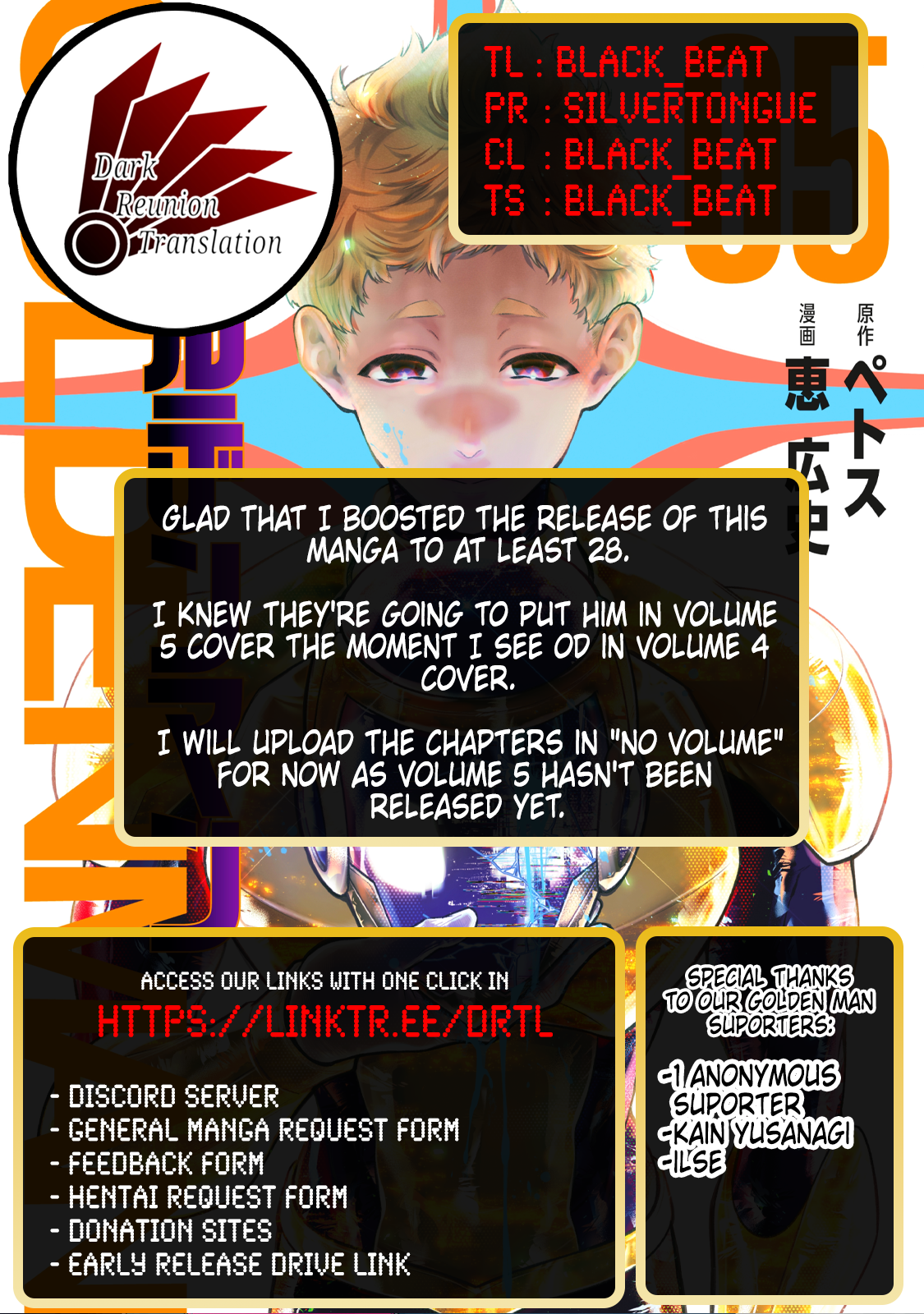 Read Golden Man (en) Manga Online