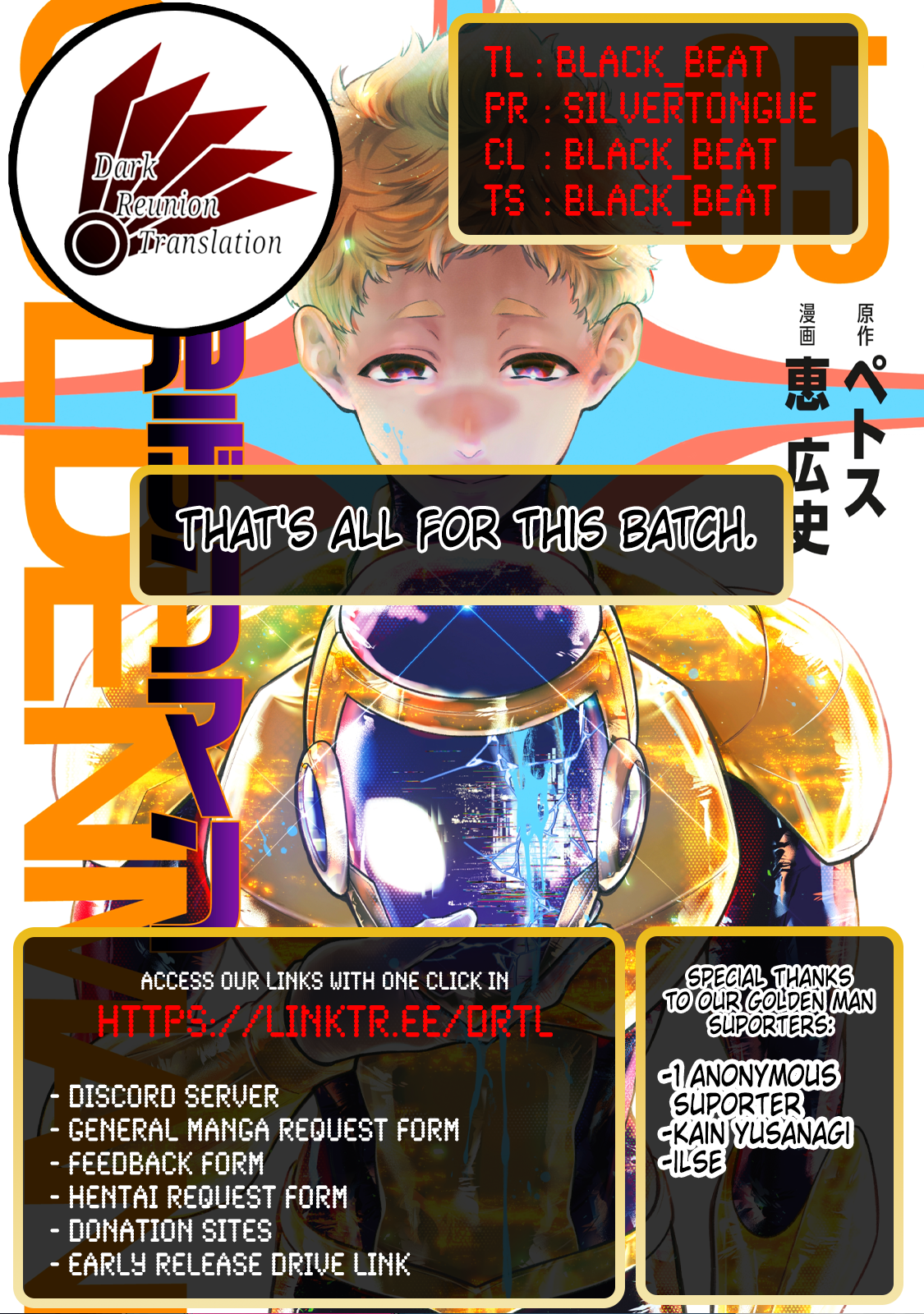Read Golden Man (en) Manga Online