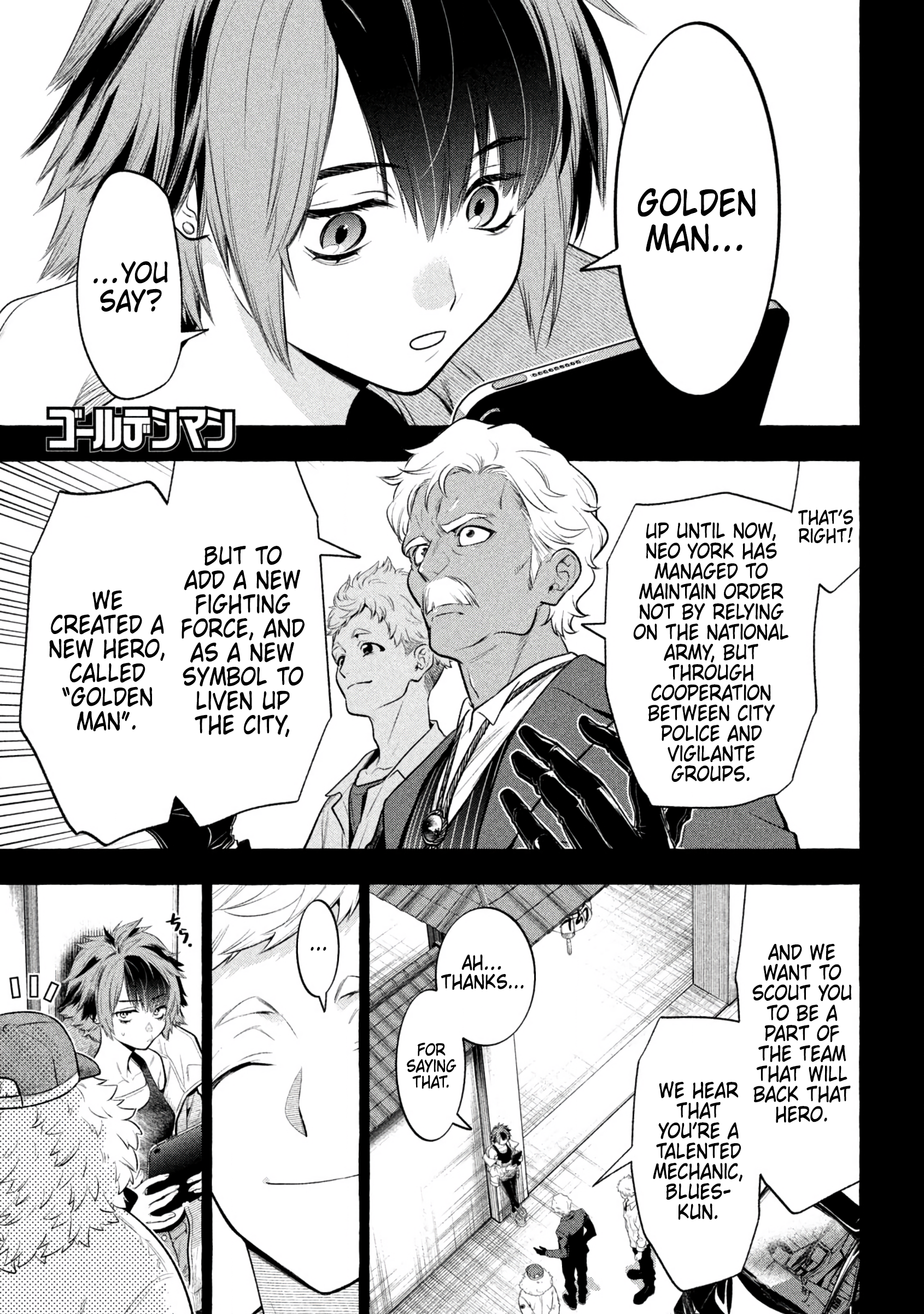 Read Golden Man (en) Manga Online