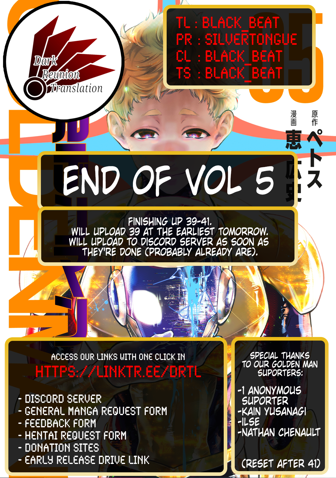 Read Golden Man (en) Manga Online