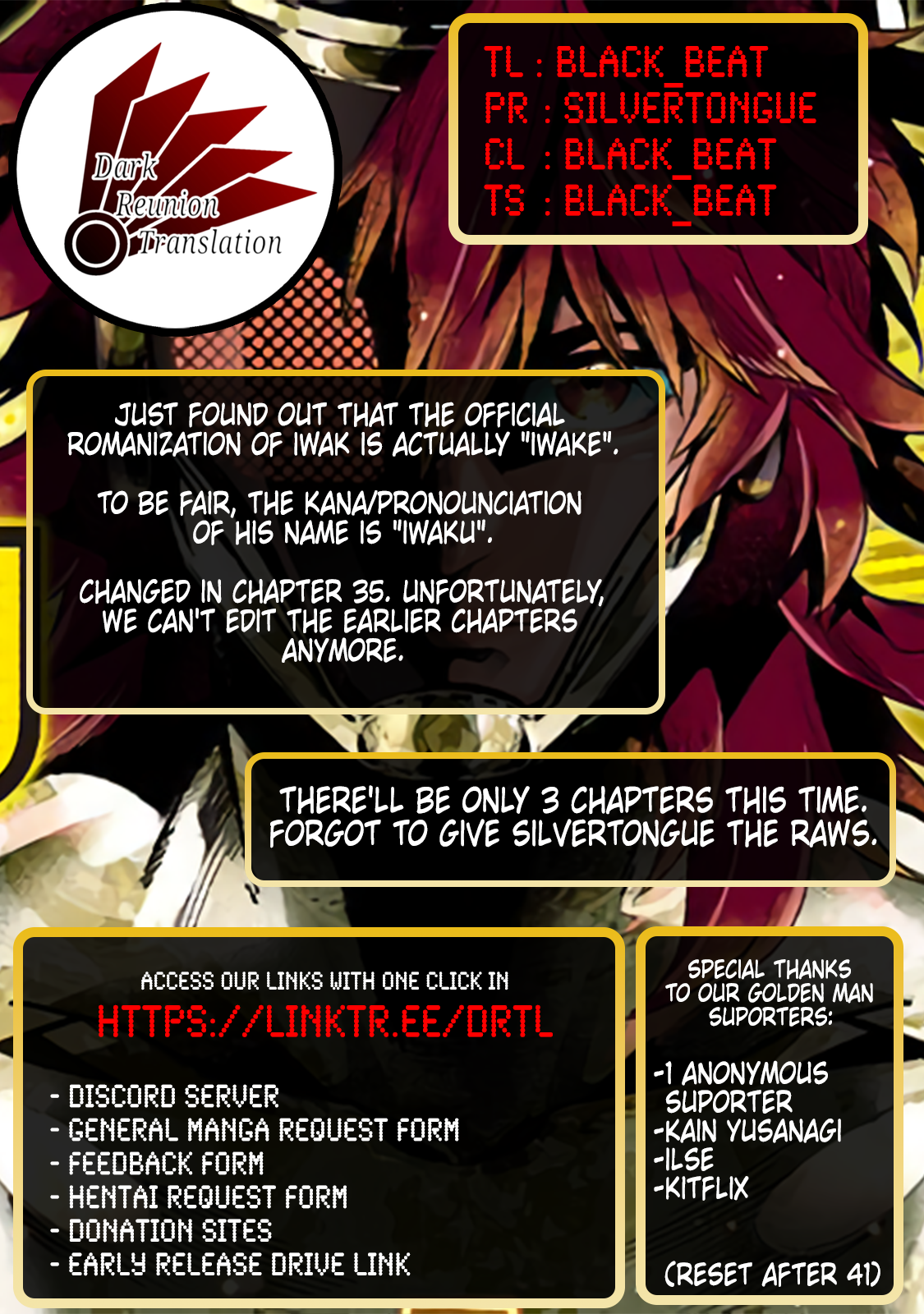 Read Golden Man (en) Manga Online