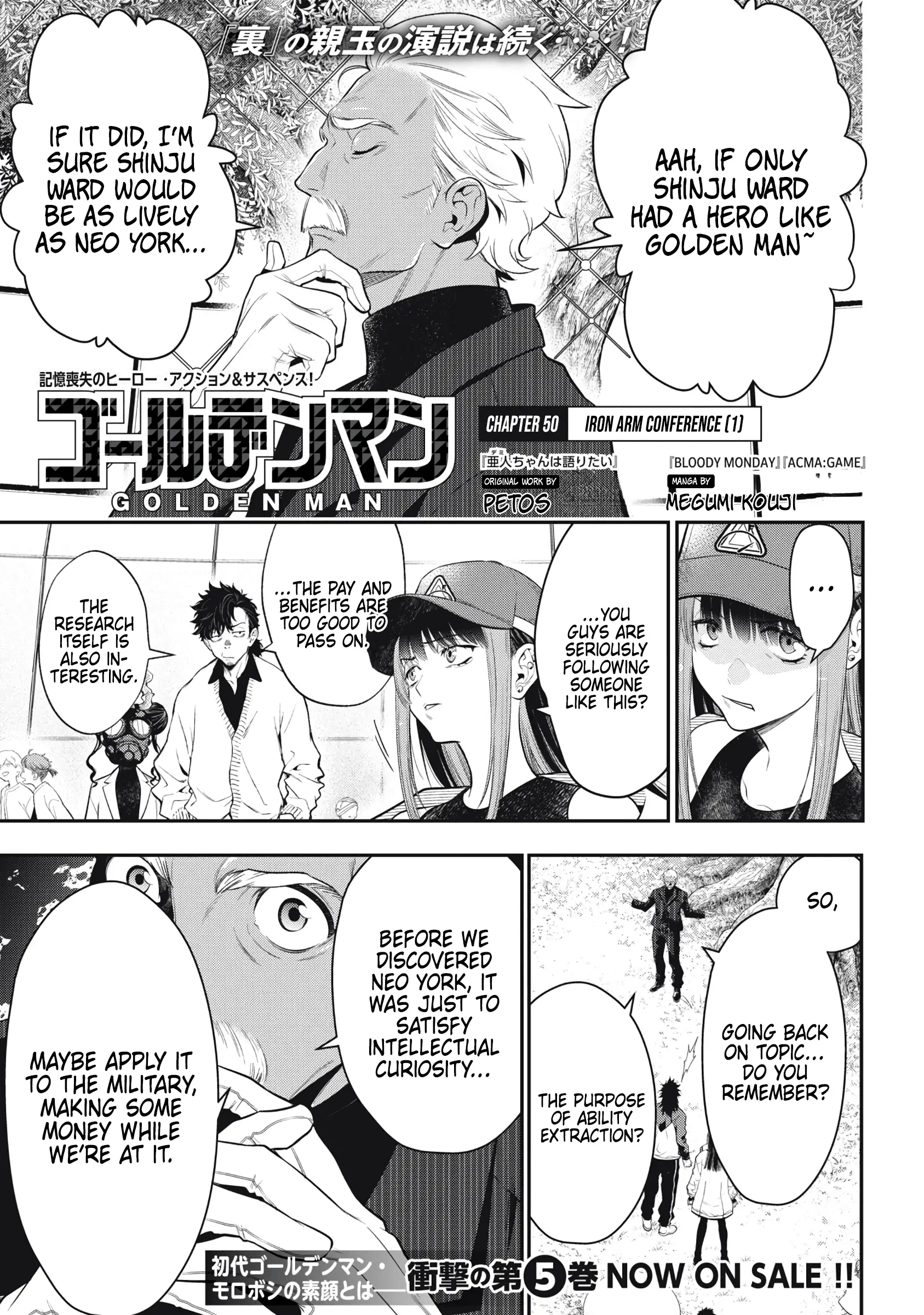 Read Golden Man (en) Manga Online