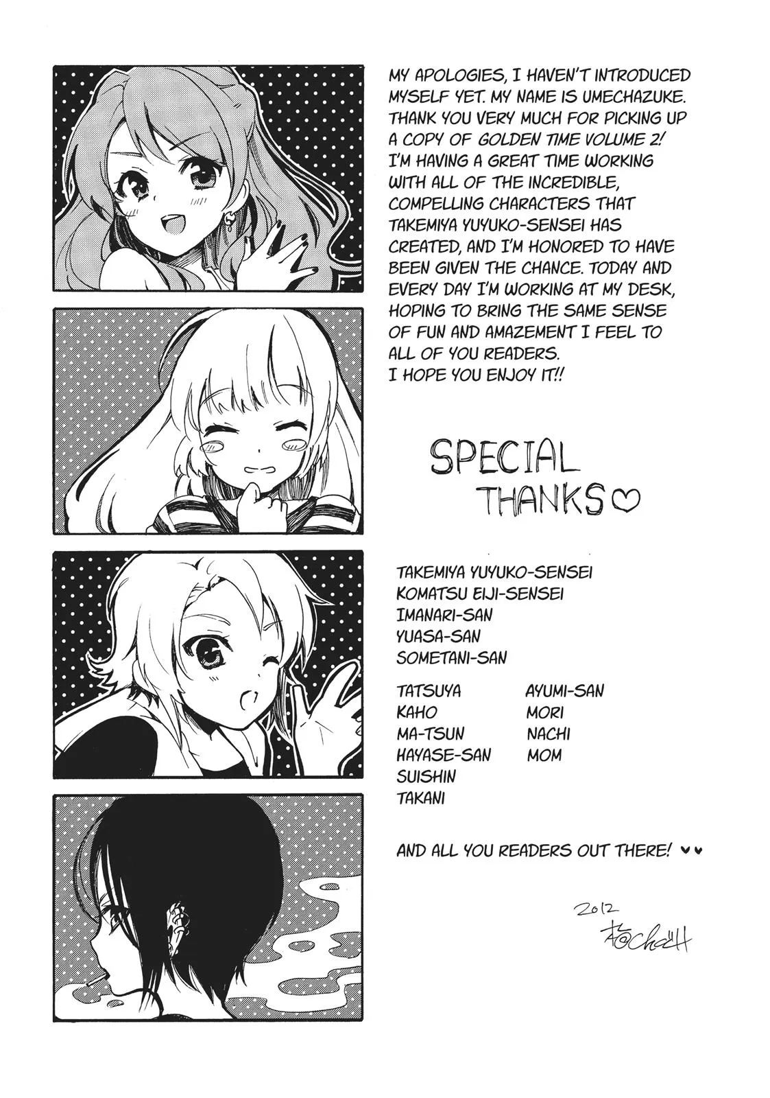 Read Golden Time (Umechazuke) (en) Manga Online