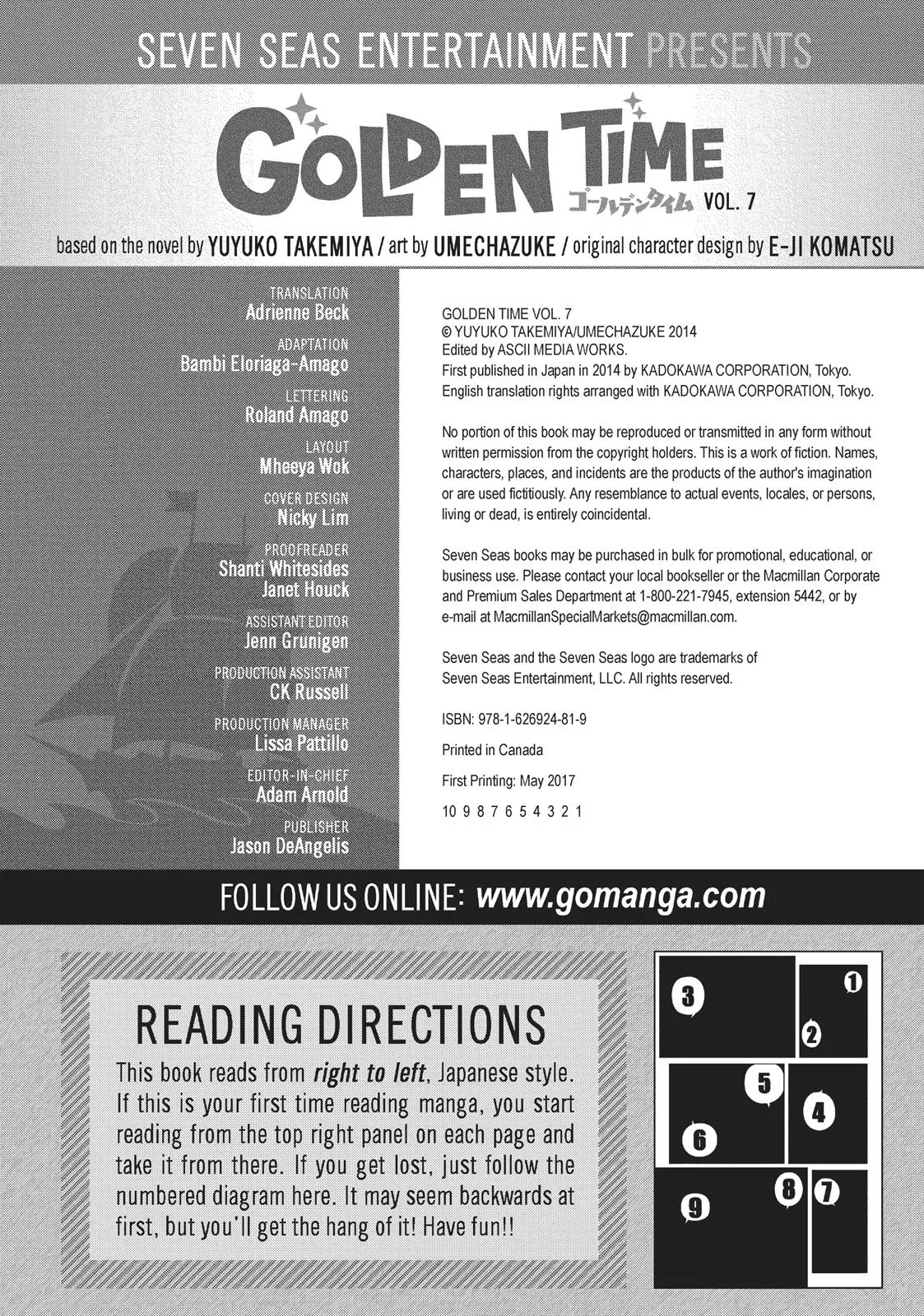 Read Golden Time (Umechazuke) (en) Manga Online