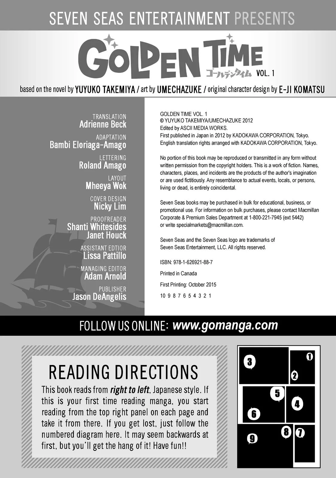 Read Golden Time (Umechazuke) (en) Manga Online