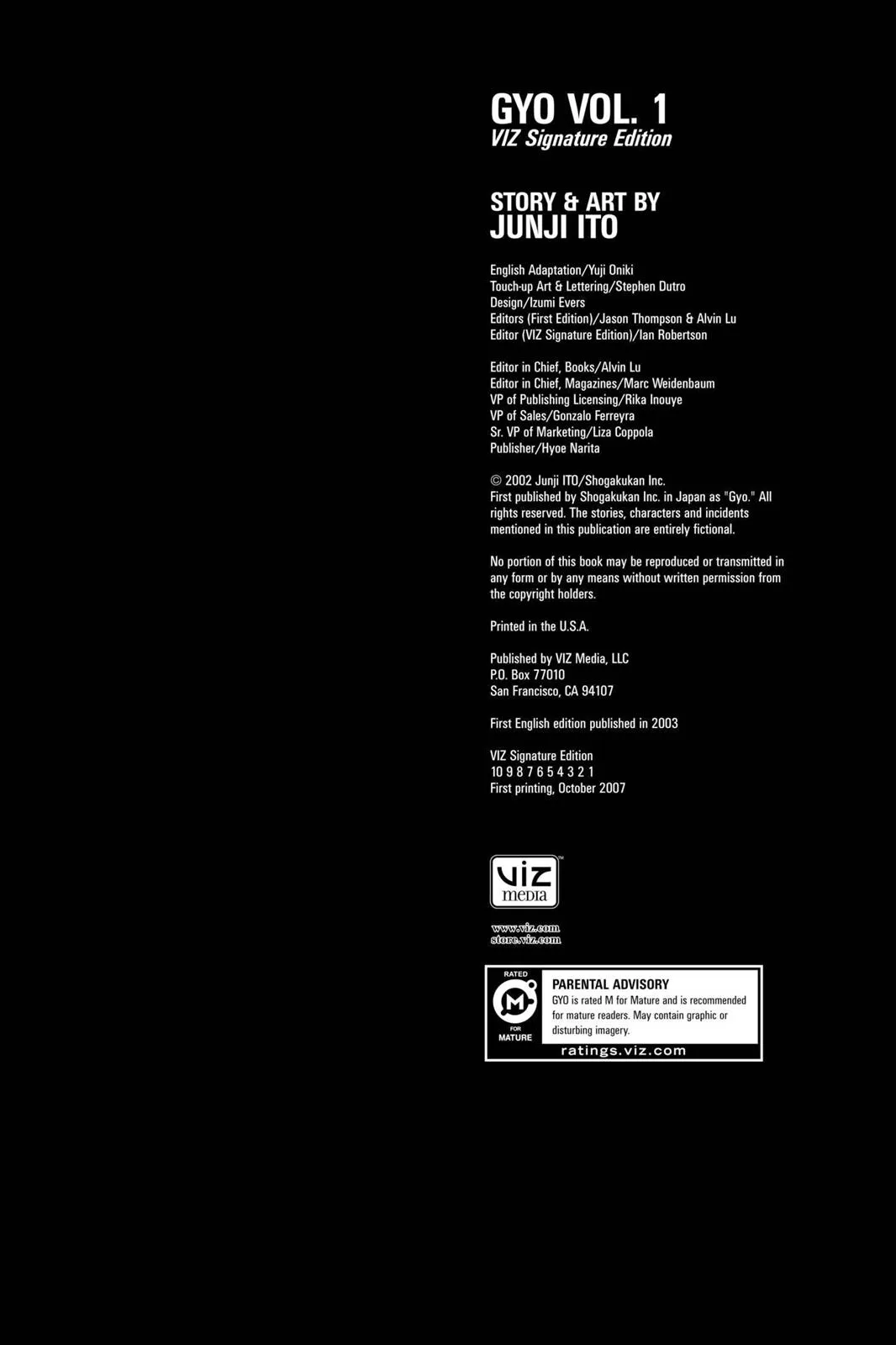 Read Gyo (en) Manga Online