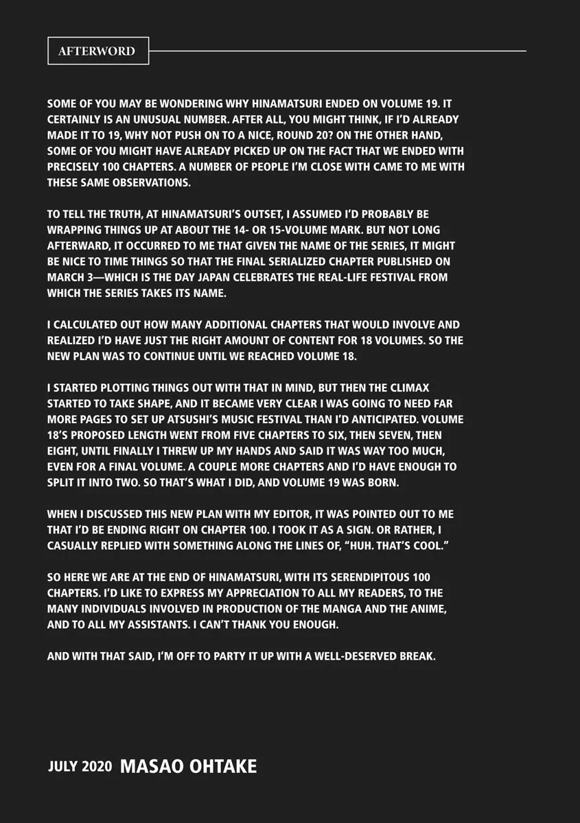 Read Hinamatsuri (en) Manga Online