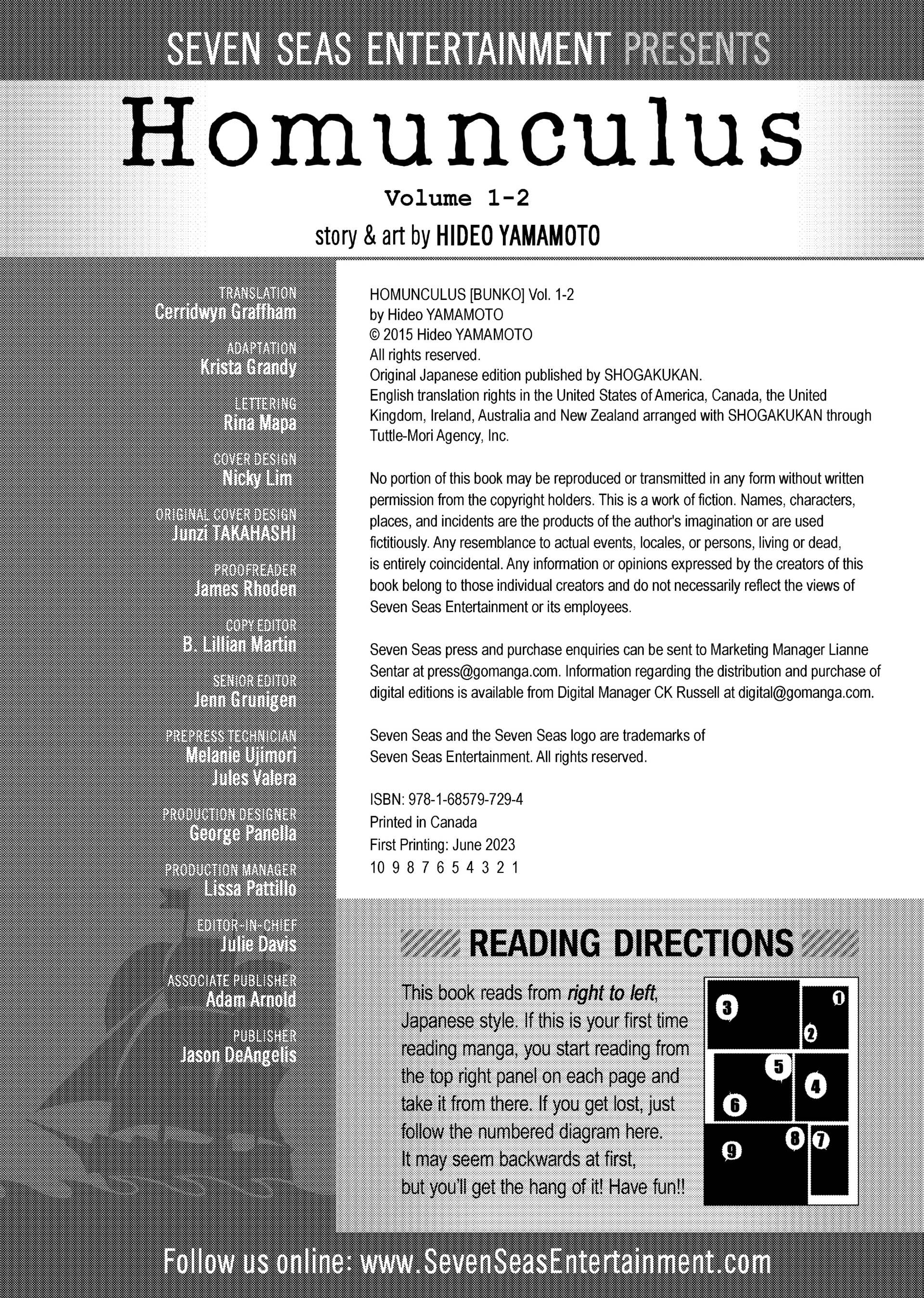 Read Homunculus (en) Manga Online