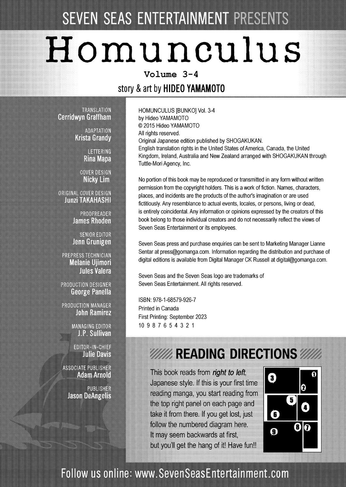 Read Homunculus (en) Manga Online