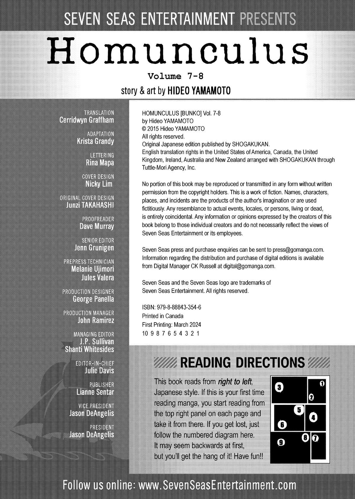 Read Homunculus (en) Manga Online