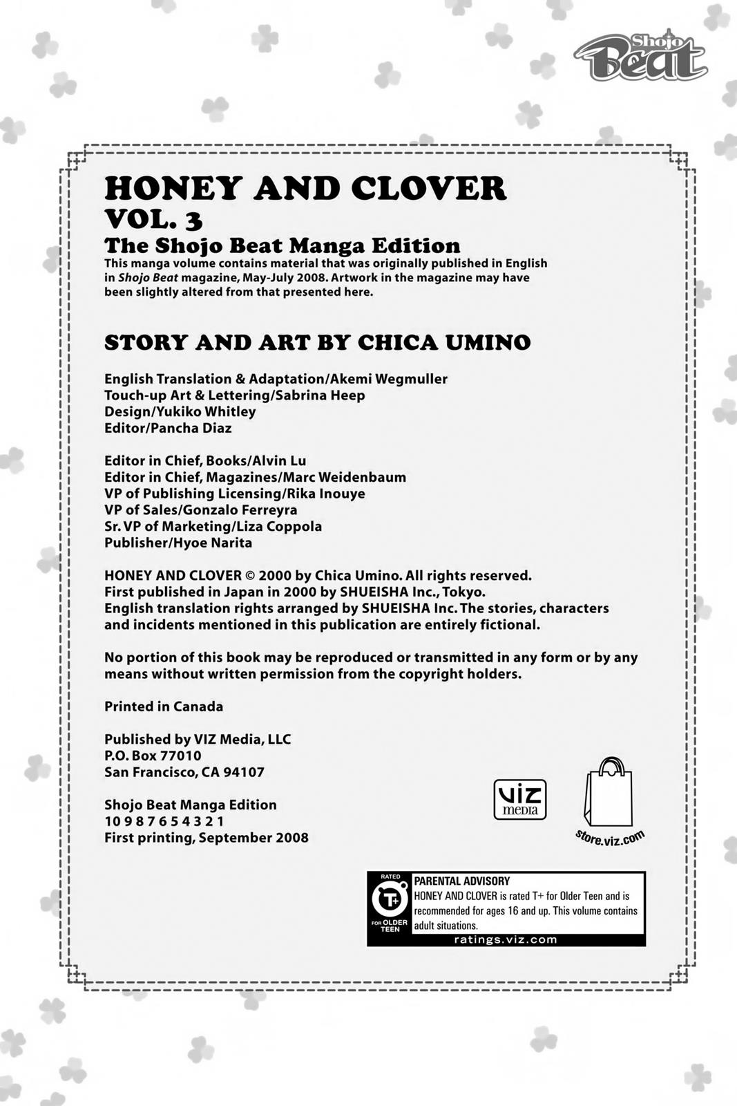 Read Honey and Clover (en) Manga Online