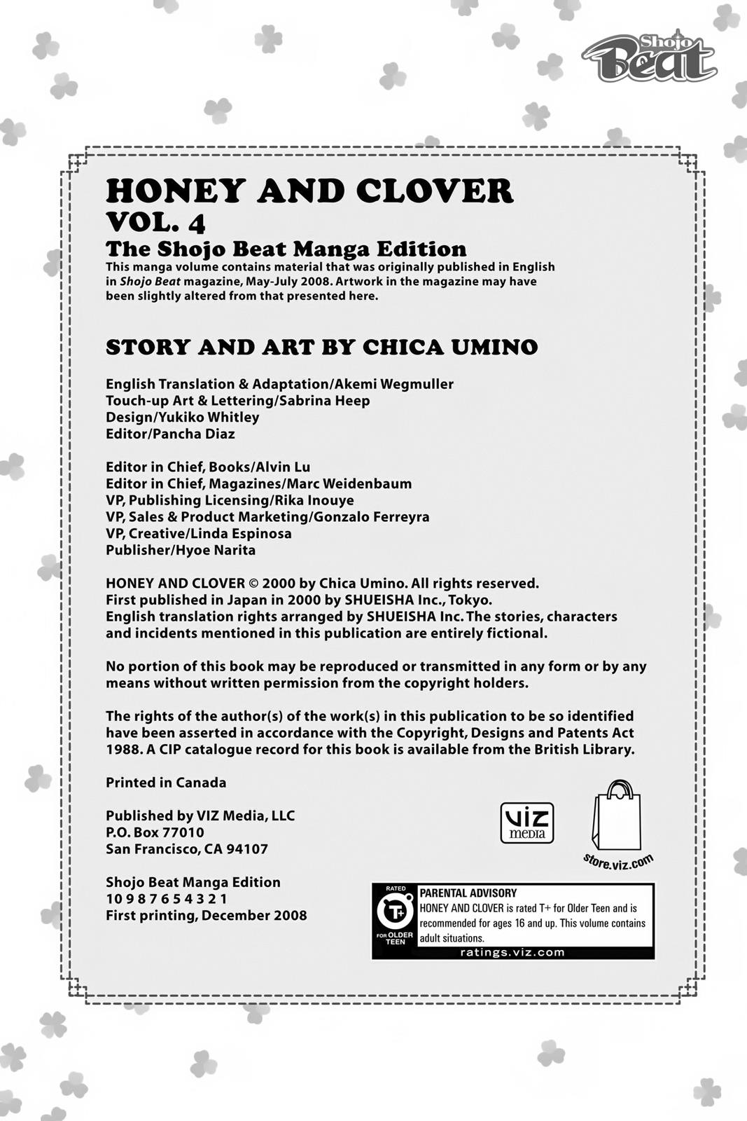 Read Honey and Clover (en) Manga Online