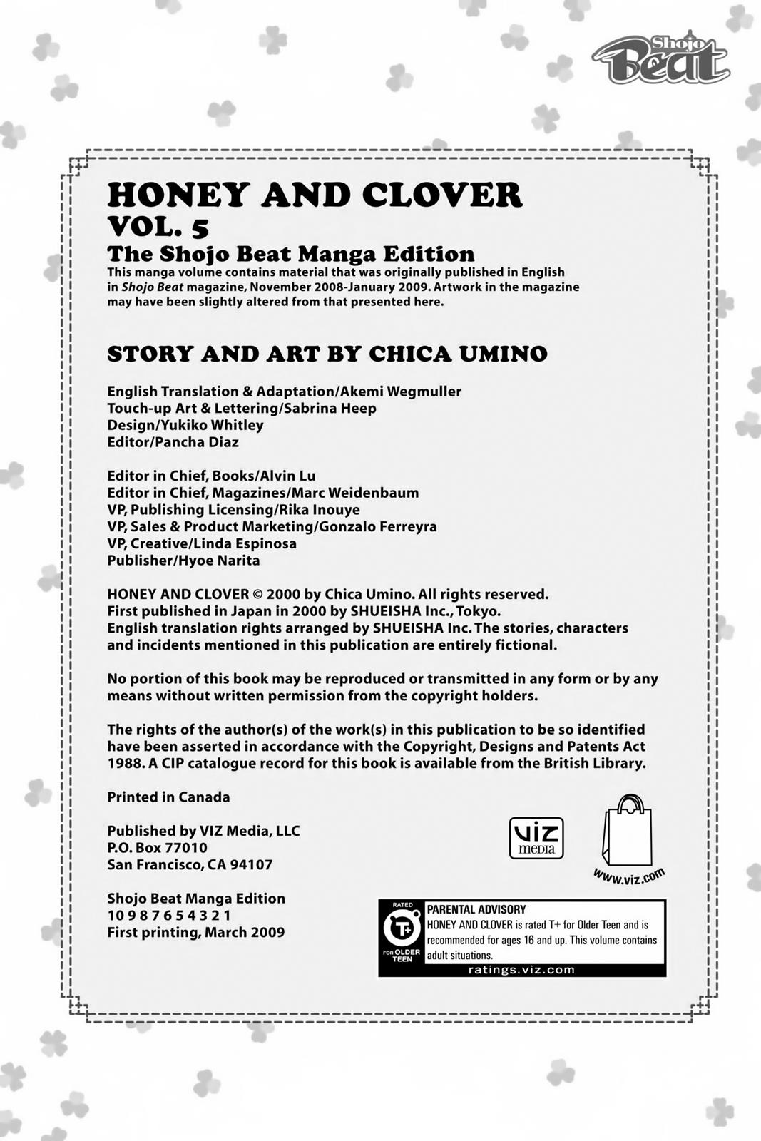 Read Honey and Clover (en) Manga Online