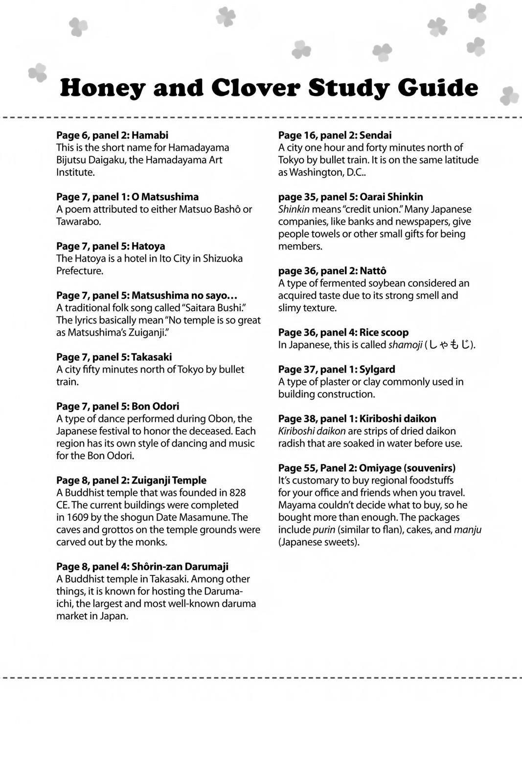 Read Honey and Clover (en) Manga Online