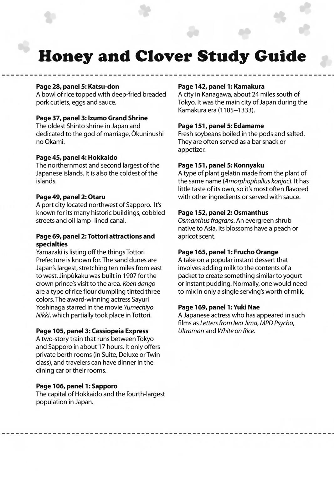 Read Honey and Clover (en) Manga Online