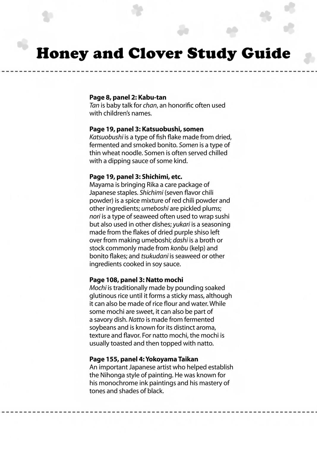 Read Honey and Clover (en) Manga Online