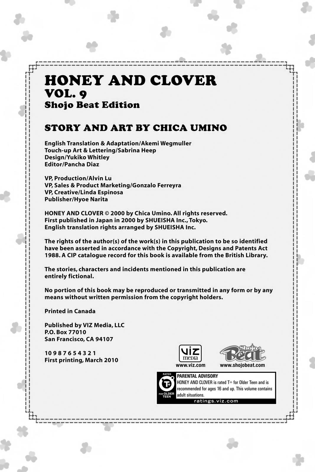 Read Honey and Clover (en) Manga Online