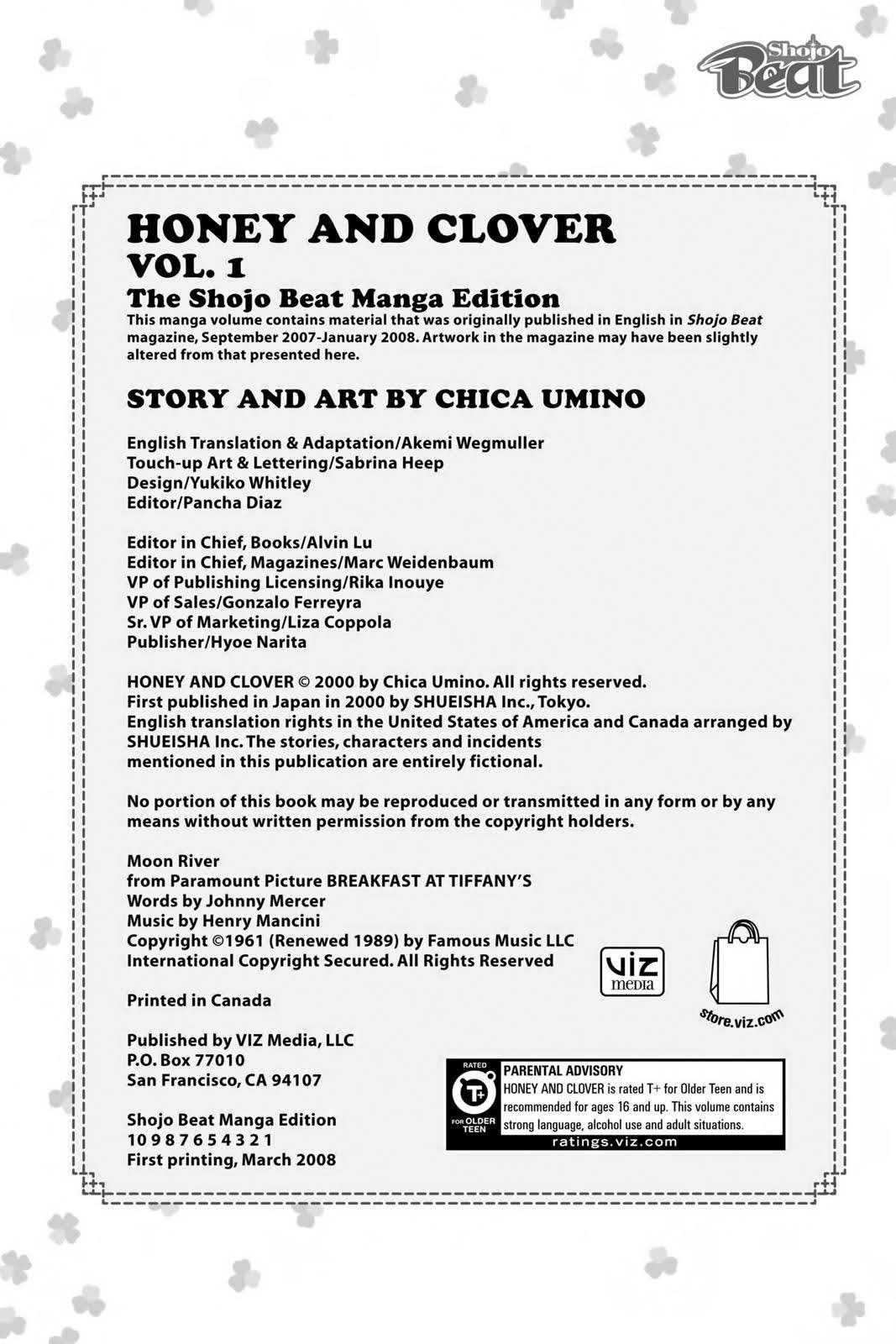 Read Honey and Clover (en) Manga Online