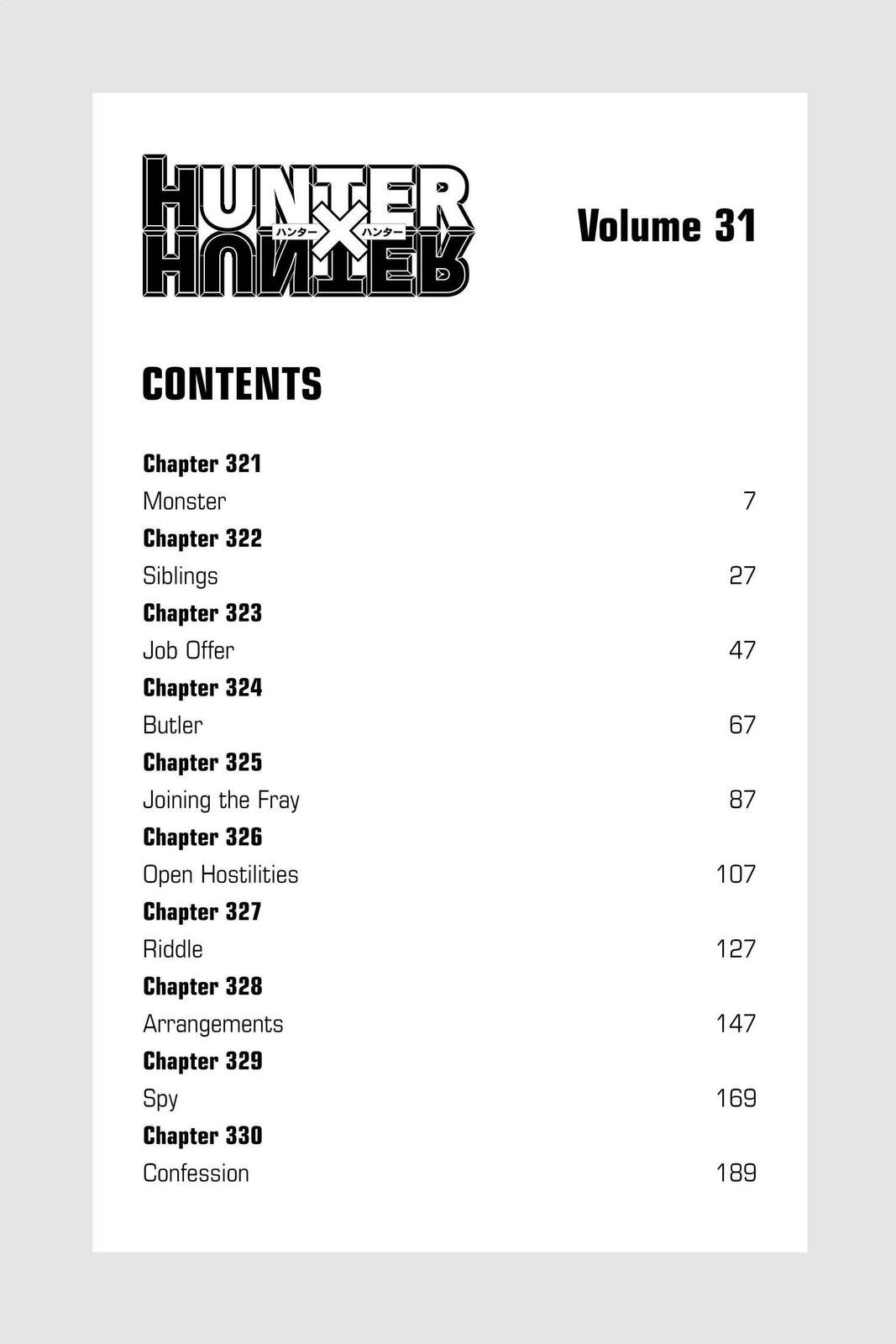 Read Hunter x Hunter (en) Manga Online