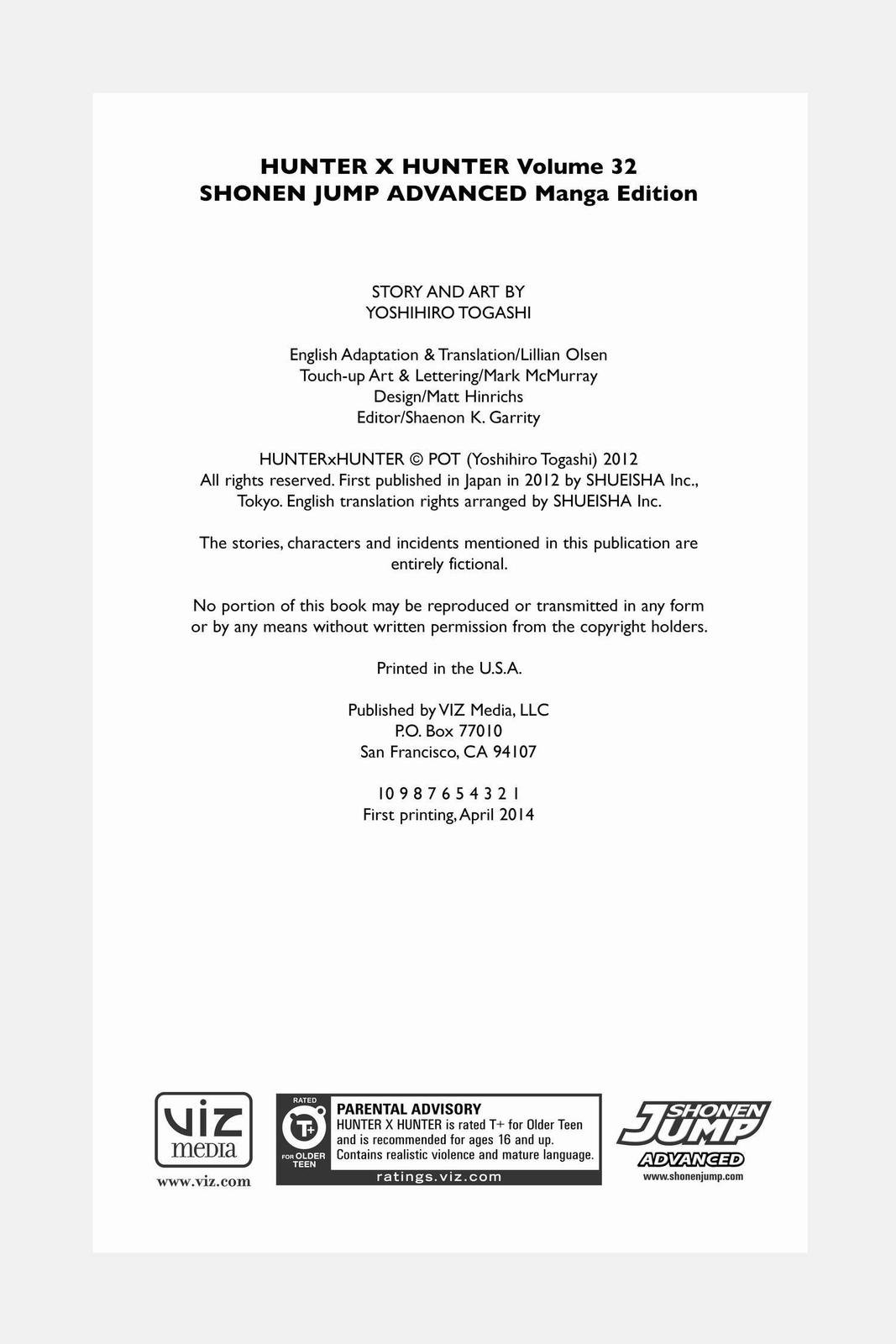 Read Hunter x Hunter (en) Manga Online