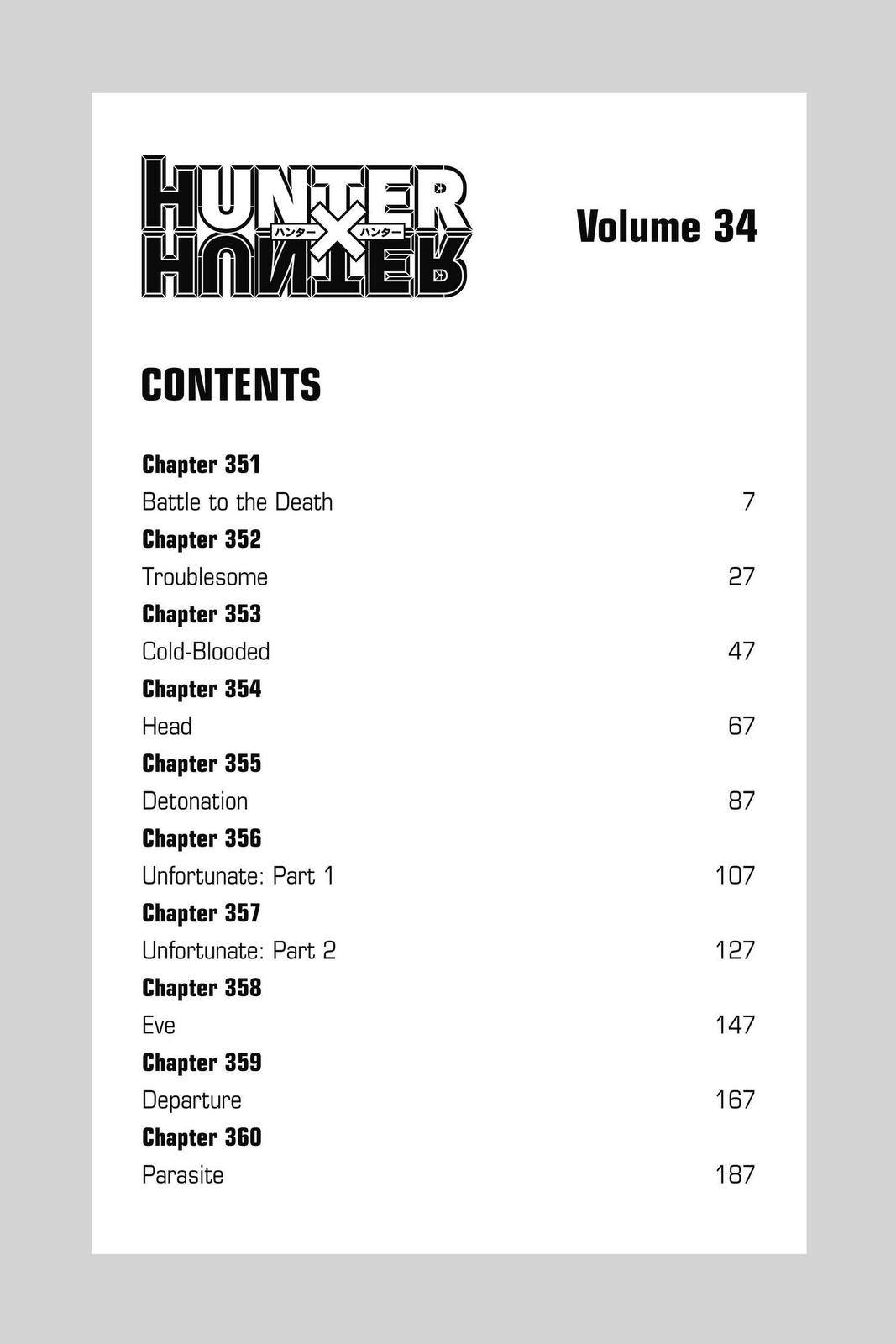 Read Hunter x Hunter (en) Manga Online