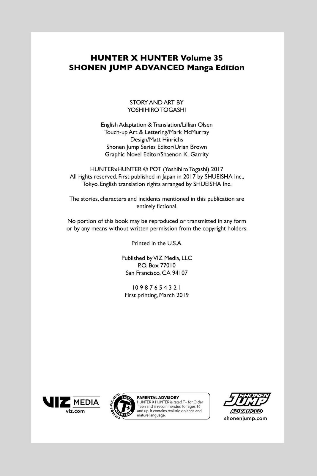 Read Hunter x Hunter (en) Manga Online