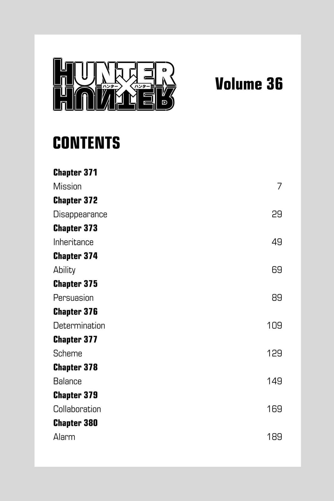 Read Hunter x Hunter (en) Manga Online