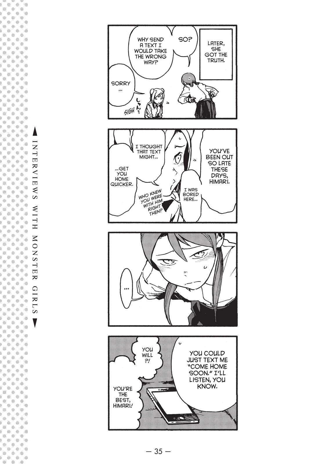 Read Interviews with Monster Girls (en) Manga Online
