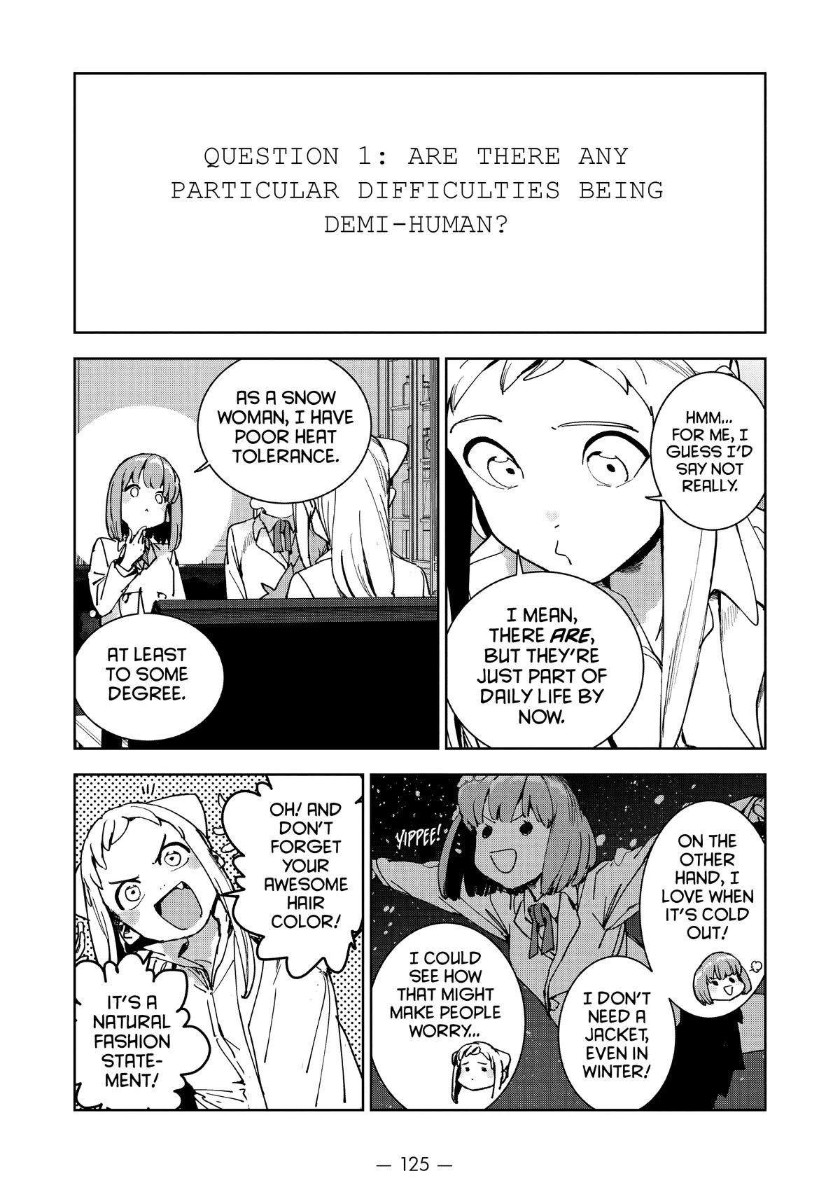 Read Interviews with Monster Girls (en) Manga Online