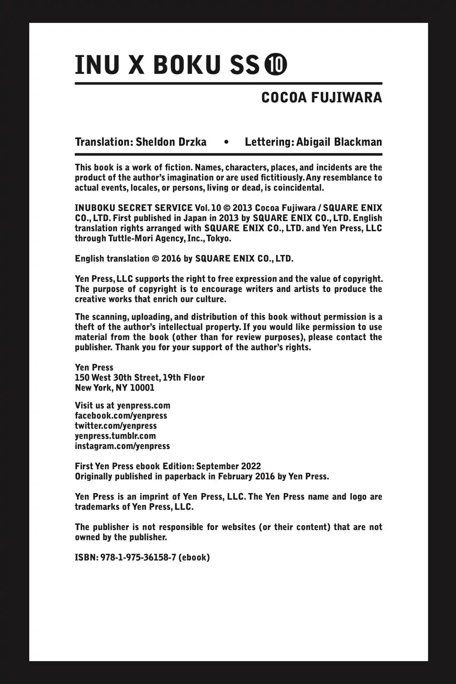 Read Inu x Boku SS (en) Manga Online