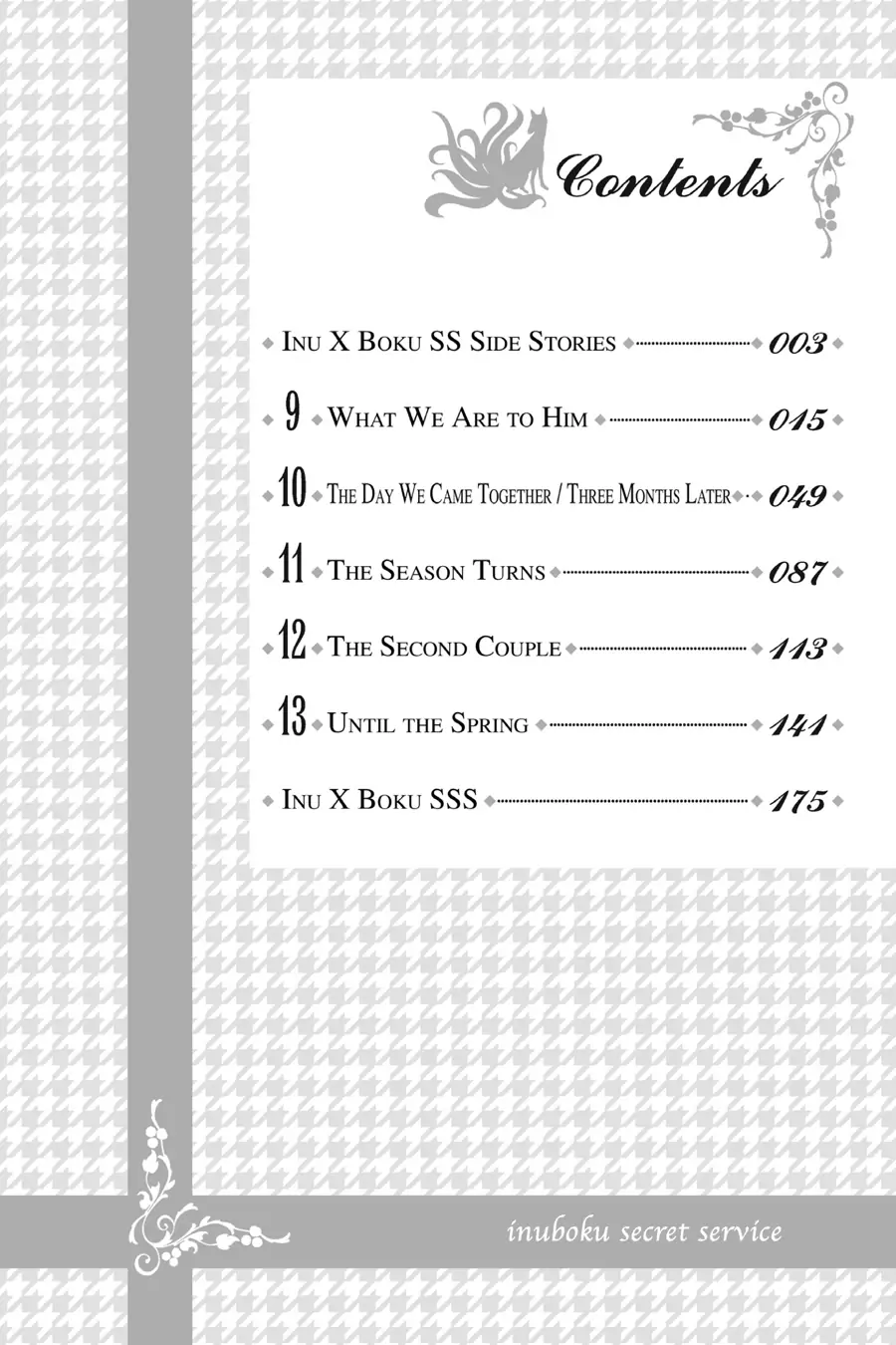 Read Inu x Boku SS (en) Manga Online