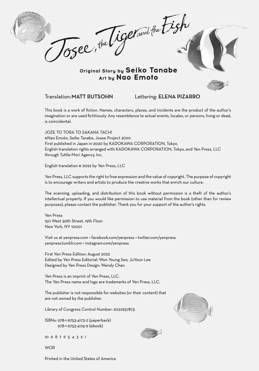 Read Josee, the Tiger and the Fish (en) Manga Online