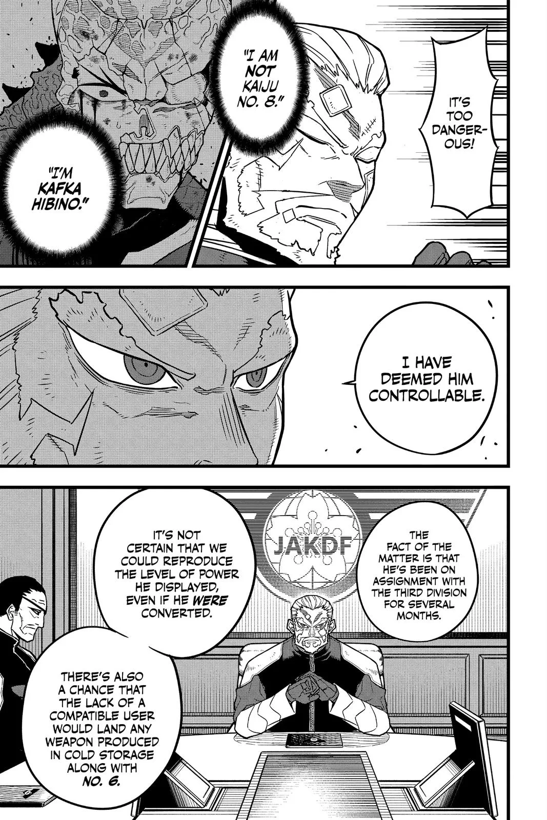 Read Kaiju No. 8 (en) Manga Online