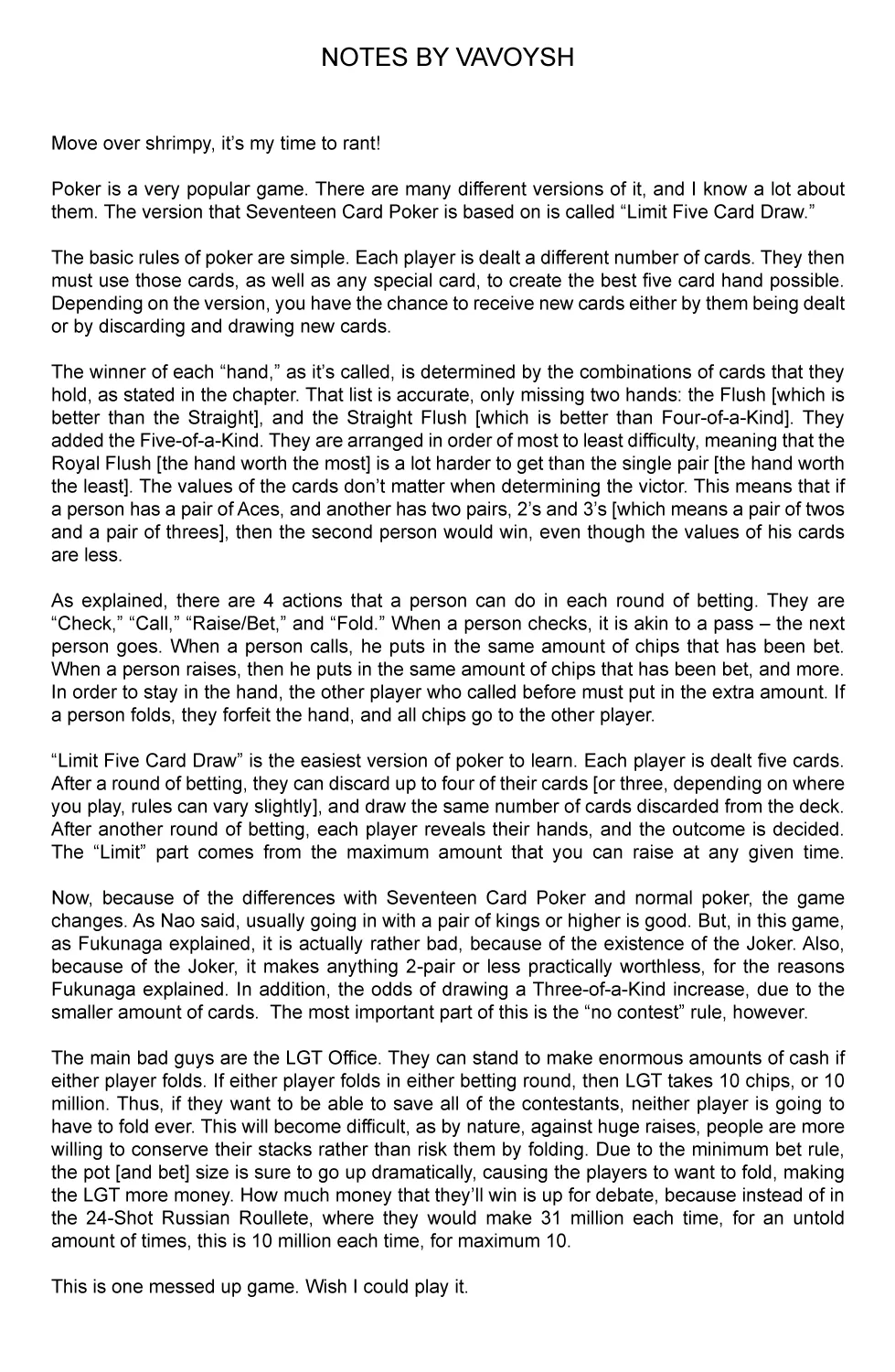 Read Liar Game (en) Manga Online