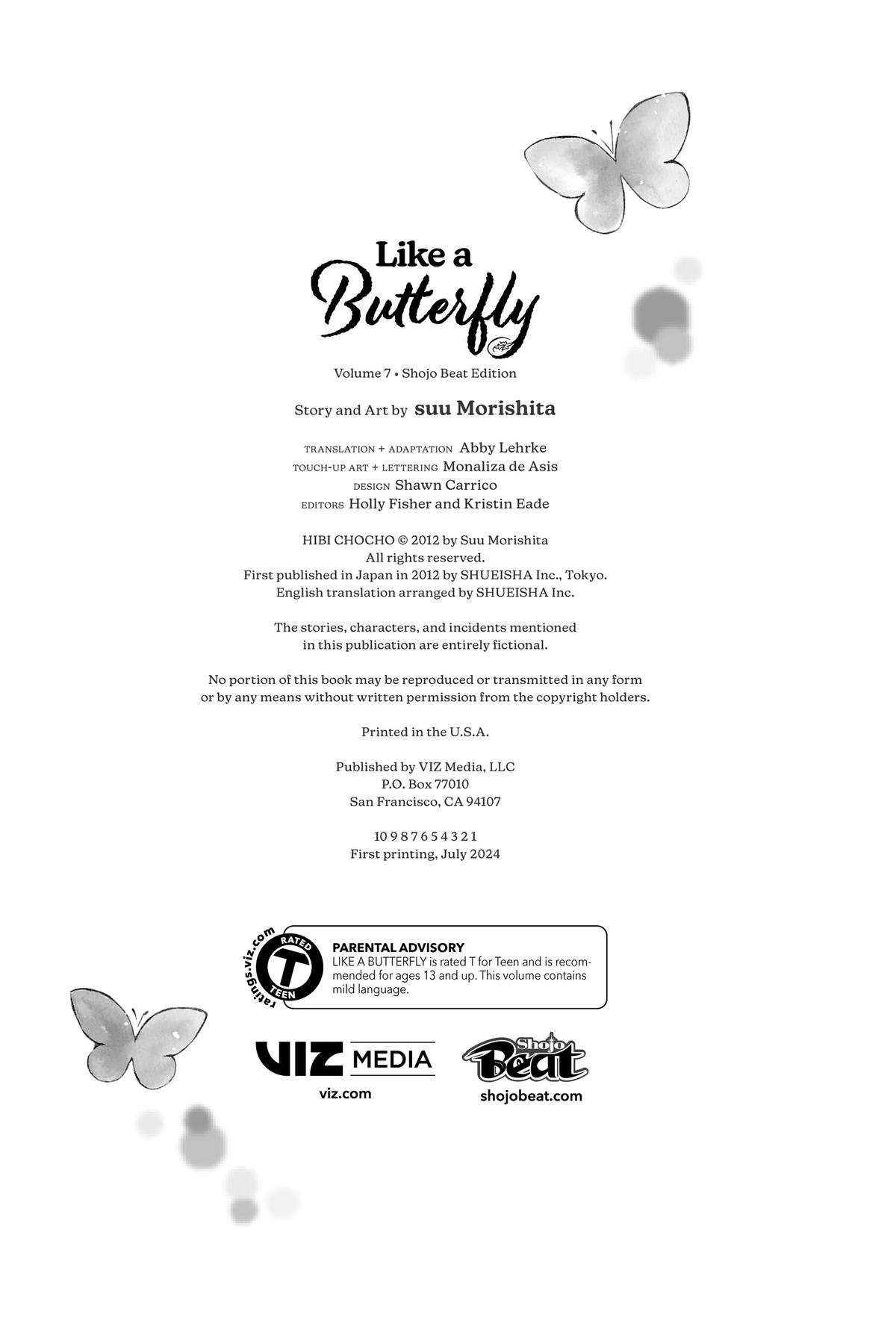 Read Like a Butterfly (en) Manga Online