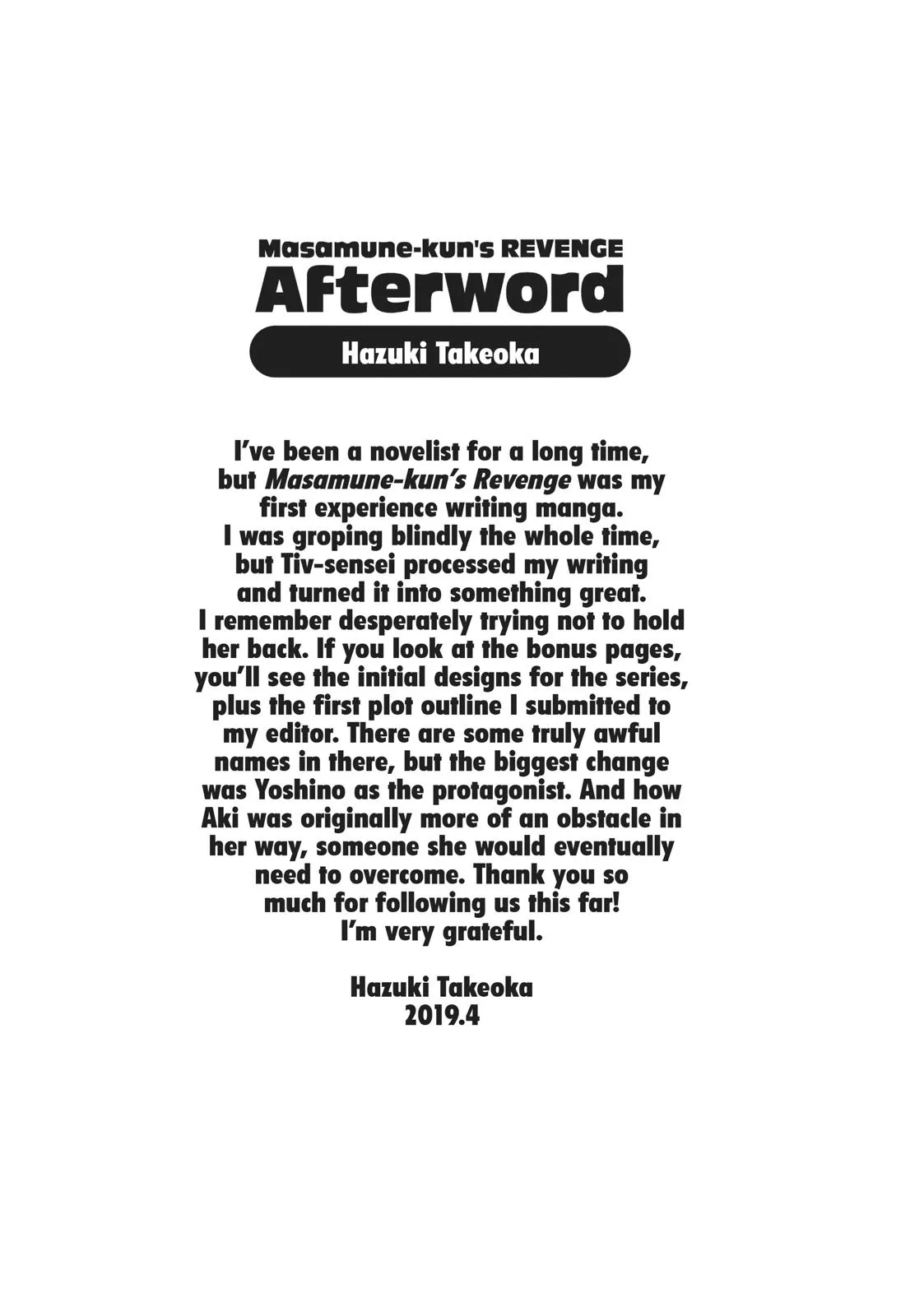 Read Masamune-kun's Revenge (en) Manga Online