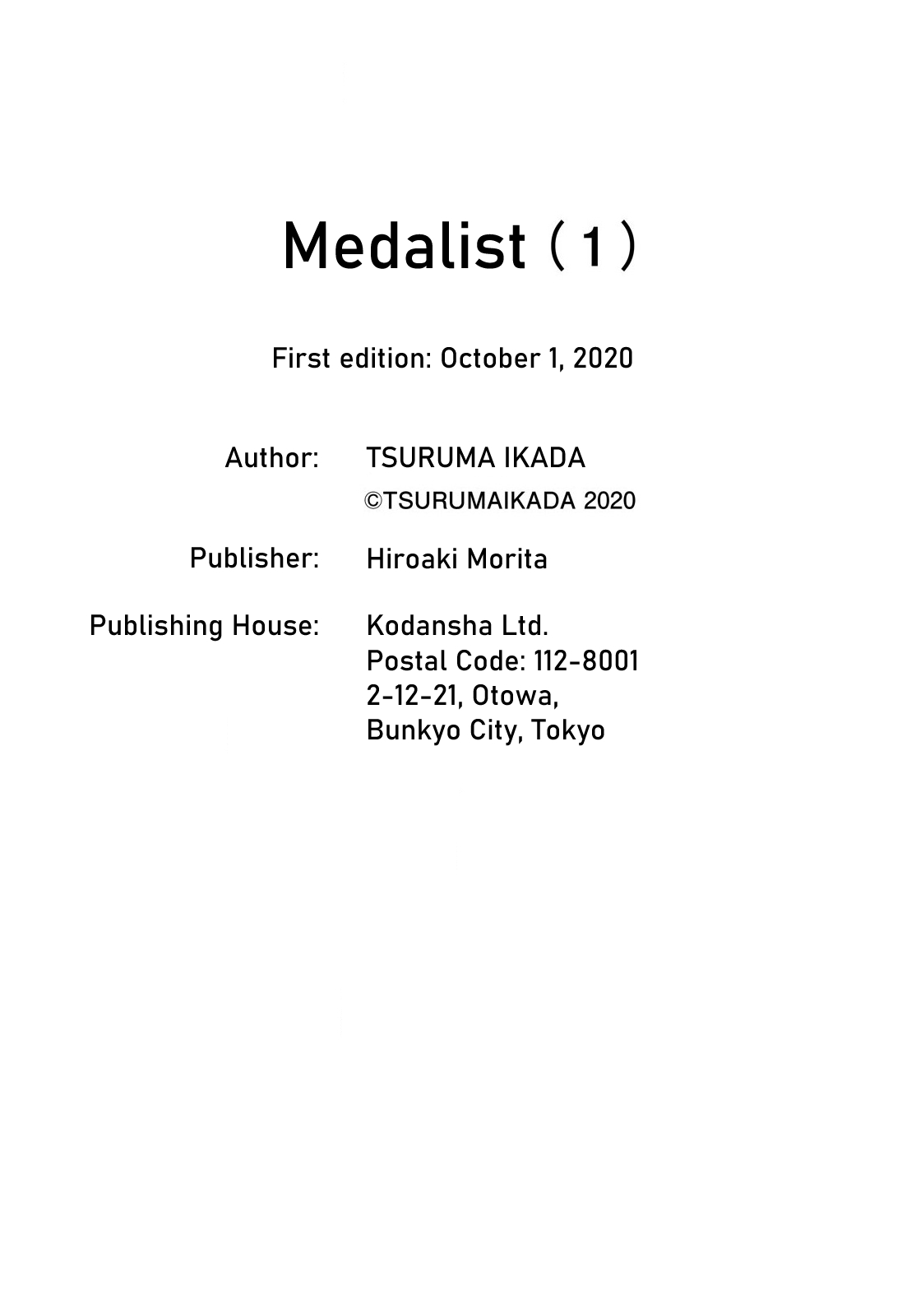 Read Medalist (en) Manga Online