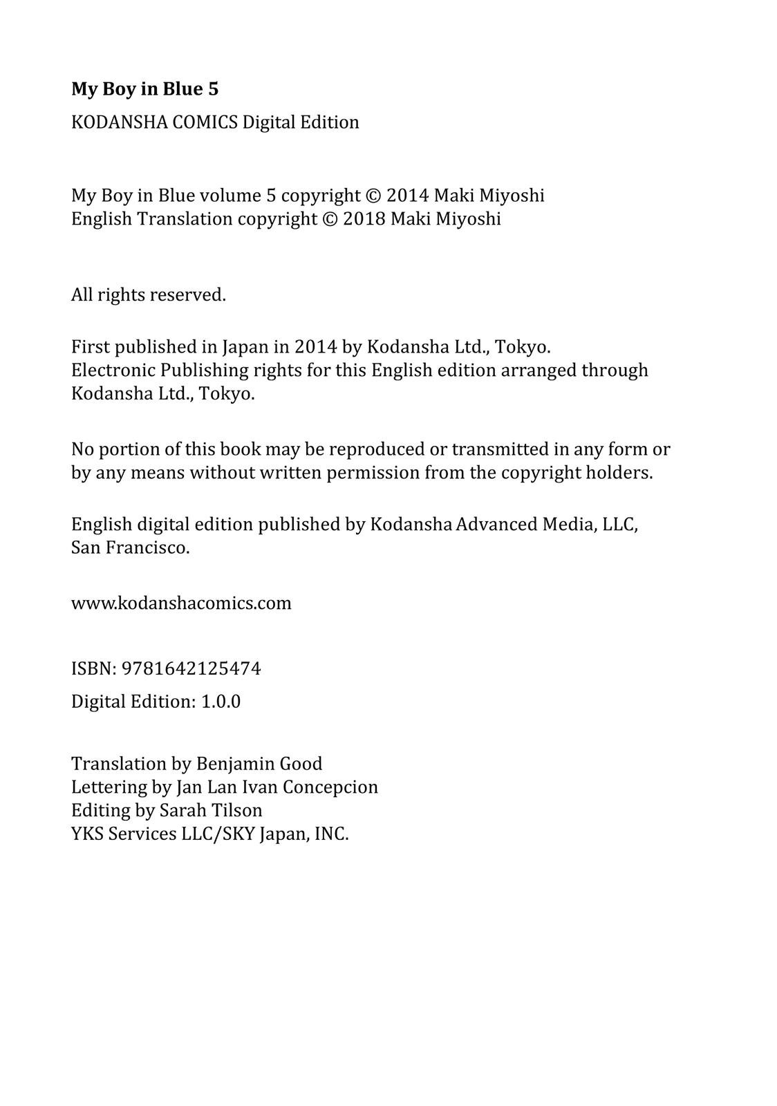 Read My Boy in Blue (en) Manga Online