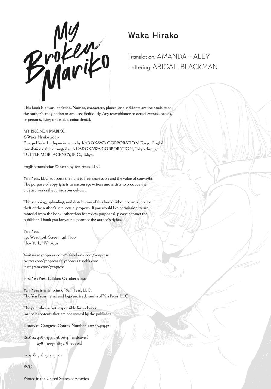 Read My Broken Mariko (en) Manga Online