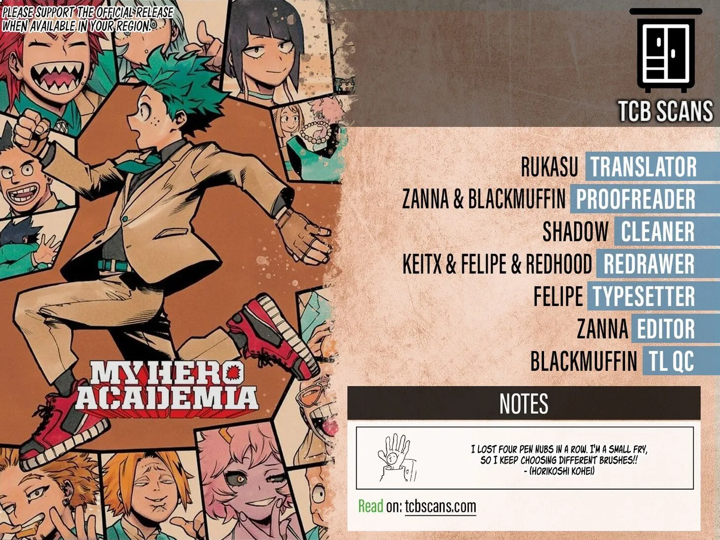 Read My Hero Academia (en) Manga Online