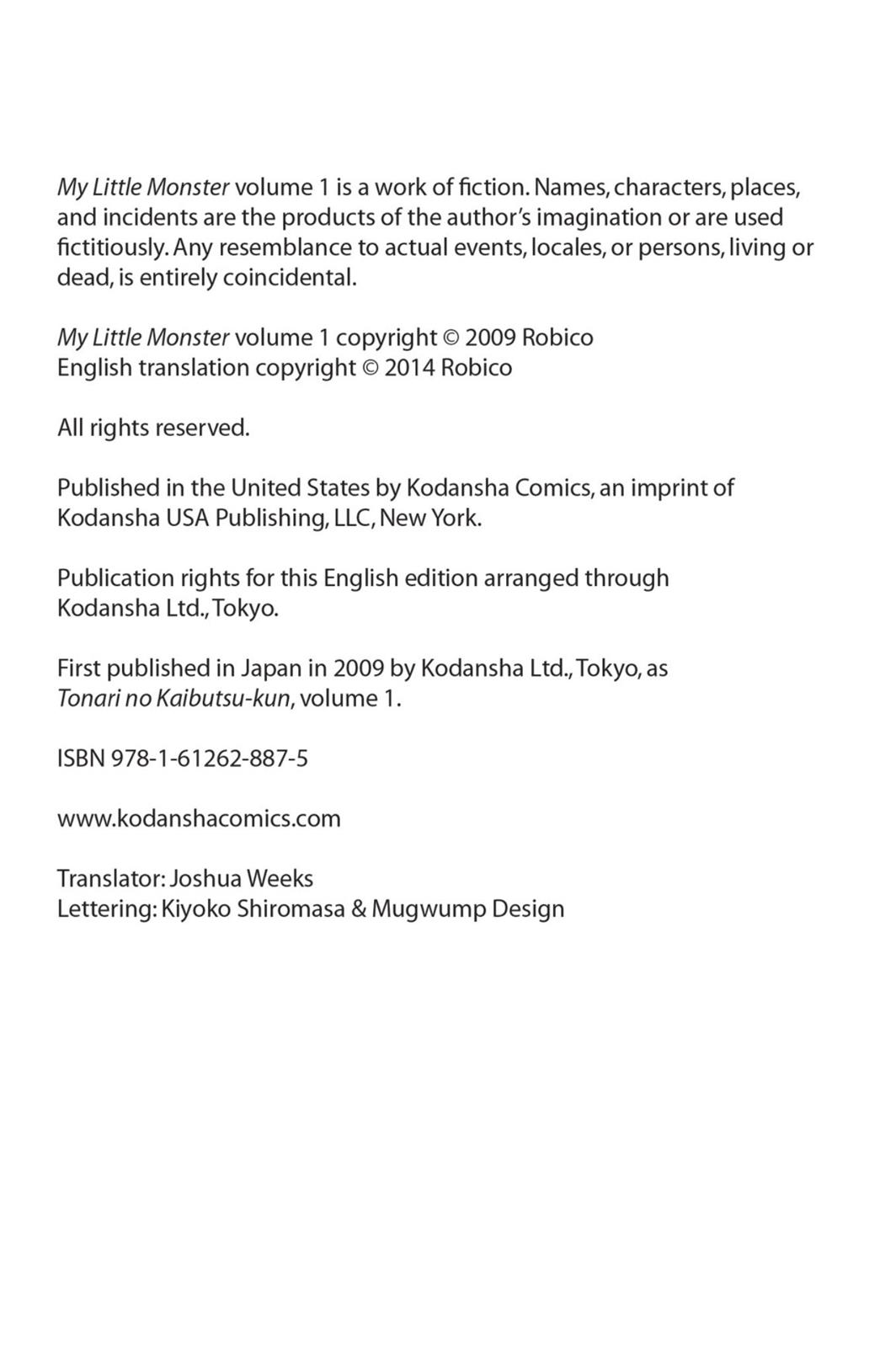 Read My Little Monster (en) Manga Online