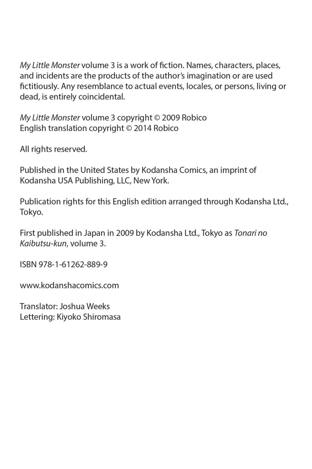 Read My Little Monster (en) Manga Online