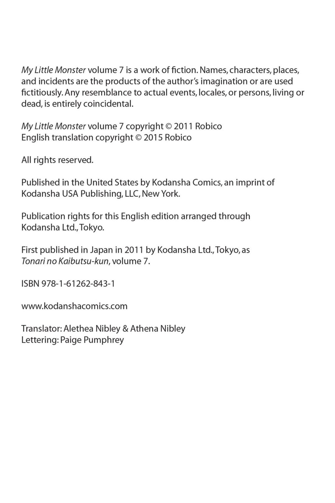 Read My Little Monster (en) Manga Online