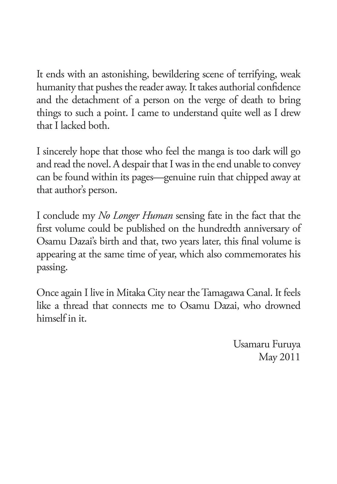 Read No Longer Human (en) Manga Online