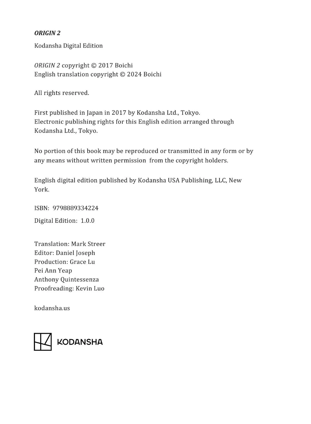 Read Origin (en) Manga Online