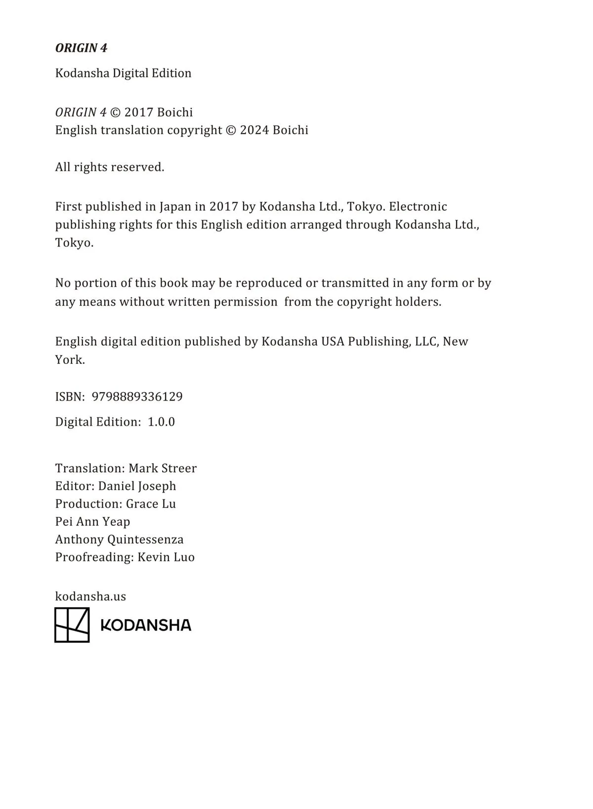 Read Origin (en) Manga Online