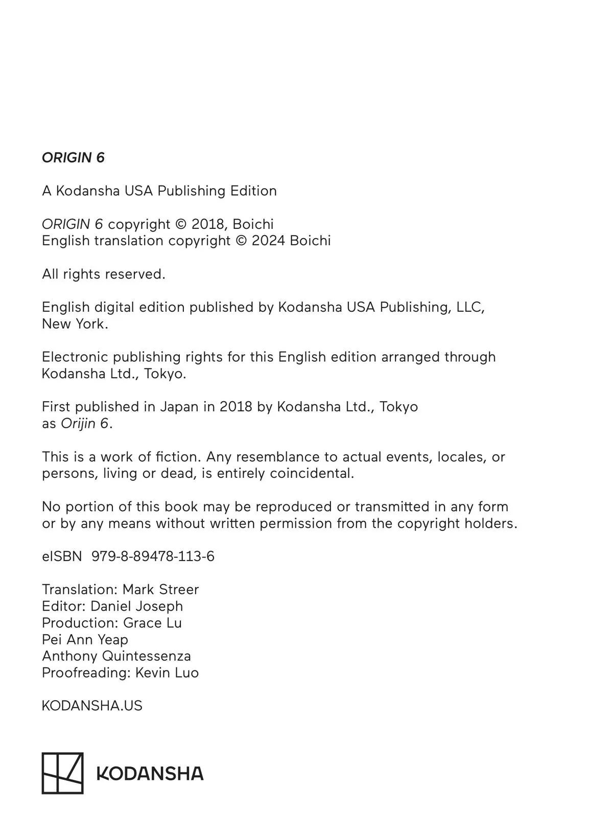 Read Origin (en) Manga Online