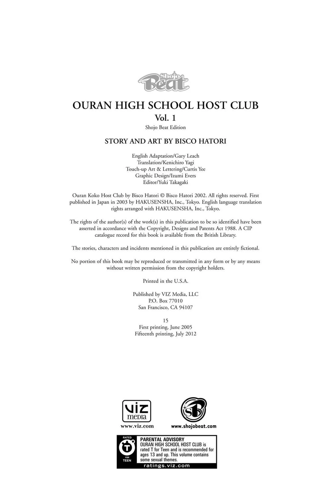 Read Ouran High School Host Club (en) Manga Online