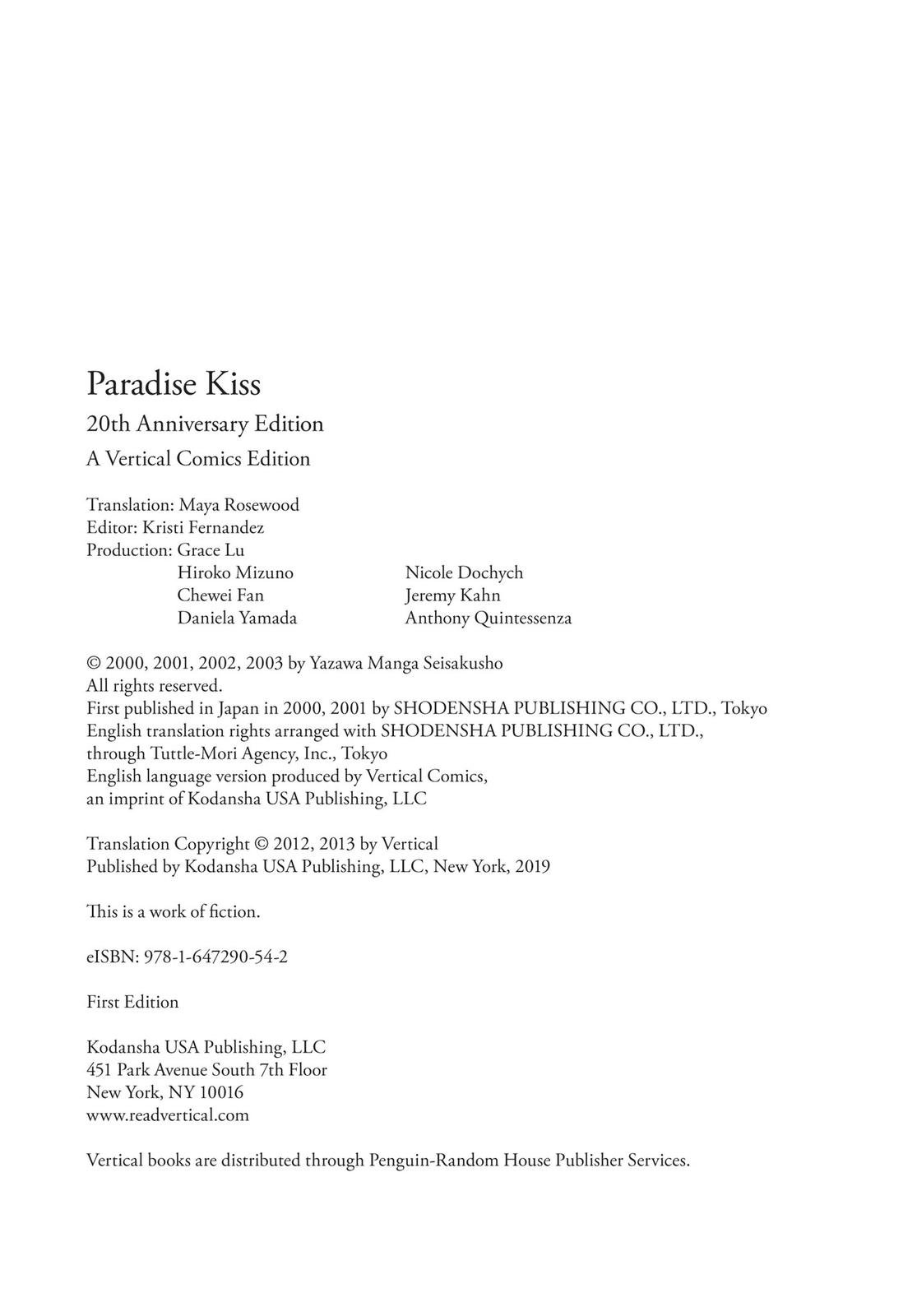 Read Paradise Kiss (en) Manga Online