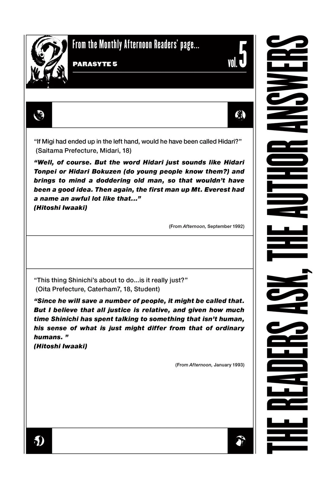 Read Parasyte (en) Manga Online